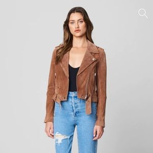 NWT Blank NYC Suede Moto Jacket